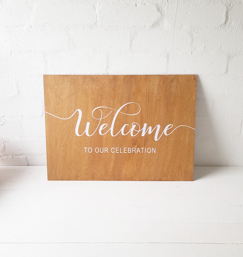 Welcome t/o Celebration Signage  - <p style='text-align: center;'>R 100</p>